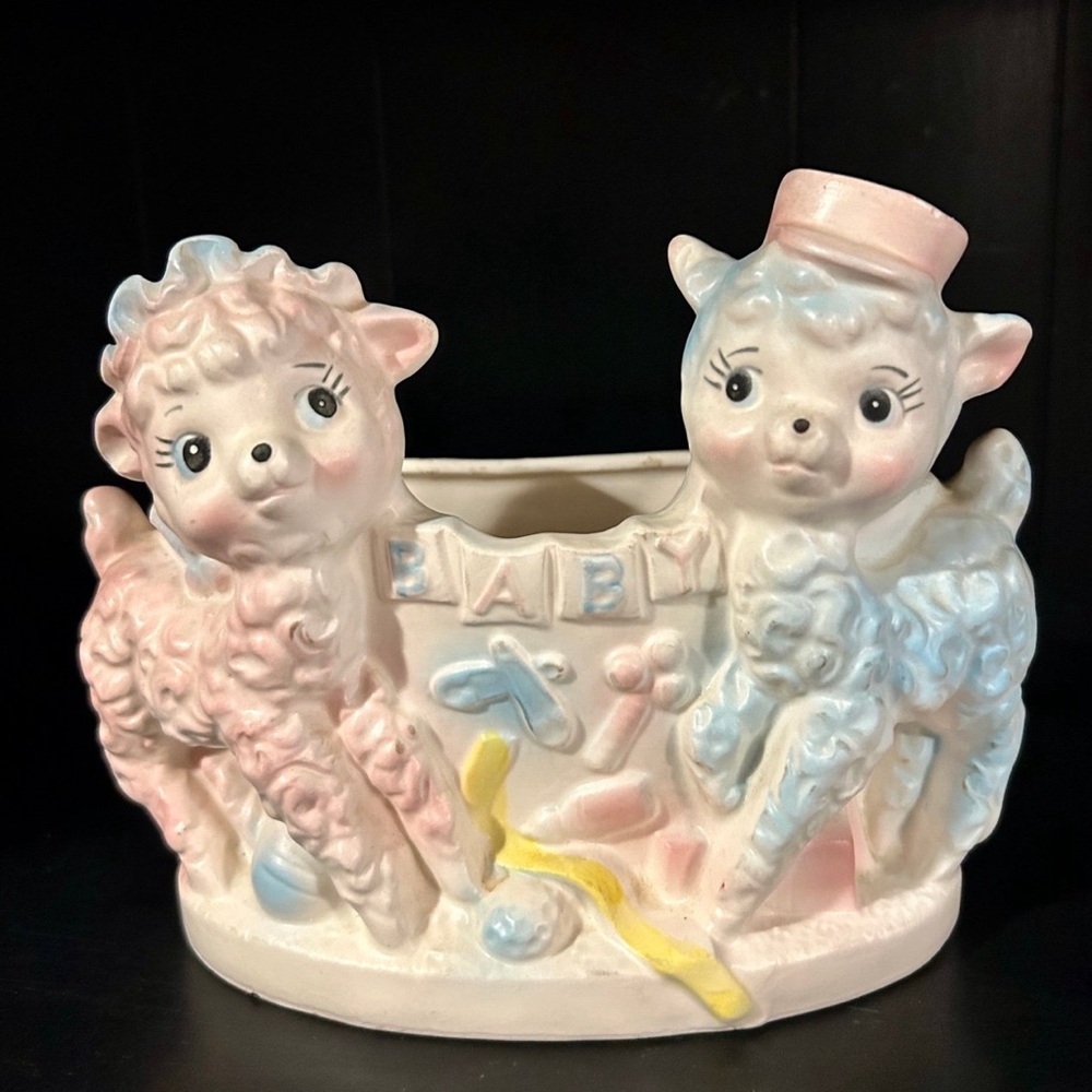 Vintage Rubens and Relpo planters